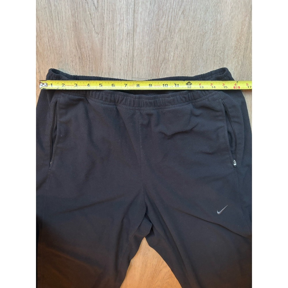 Nike Therma Black Fleece Men's Sweatpants Wide Leg - Picture 6 of 6